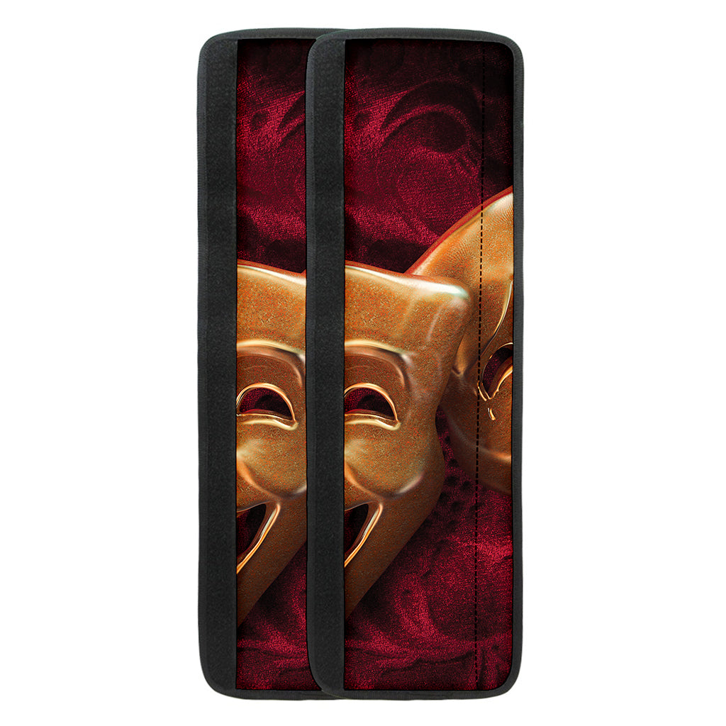 Comedy And Tragedy Theater Masks Print Refrigerator Handle Covers