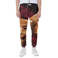 Comedy And Tragedy Theater Masks Print Joggers