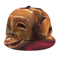 Comedy And Tragedy Theater Masks Print Snapback Cap