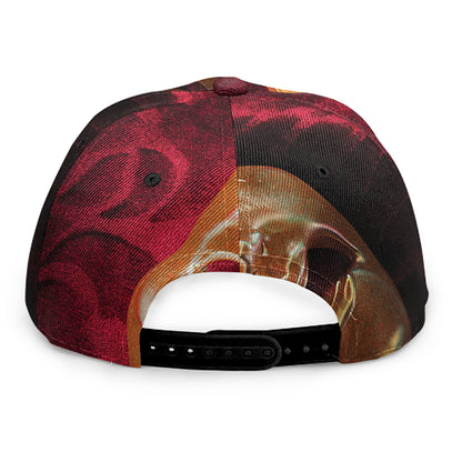 Comedy And Tragedy Theater Masks Print Snapback Cap