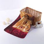 Comedy And Tragedy Theater Masks Print Towel
