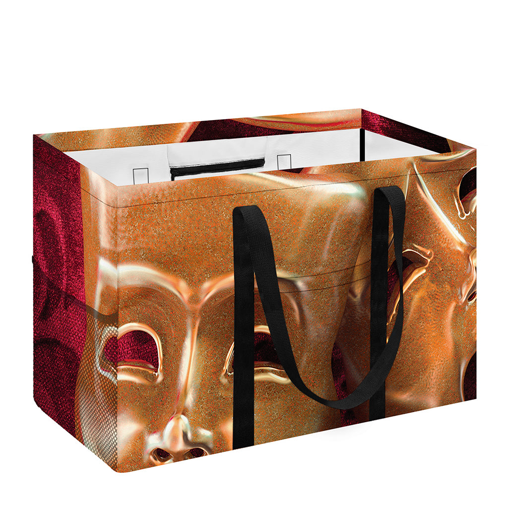 Comedy And Tragedy Theater Masks Print Utility Tote Bag