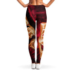 Comedy And Tragedy Theater Masks Print Women's Leggings