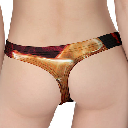 Comedy And Tragedy Theater Masks Print Women's Thong
