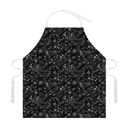 Constellation Galaxy Pattern Print Adjustable Apron