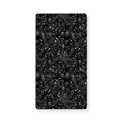 Constellation Galaxy Pattern Print Baby Crib Sheet