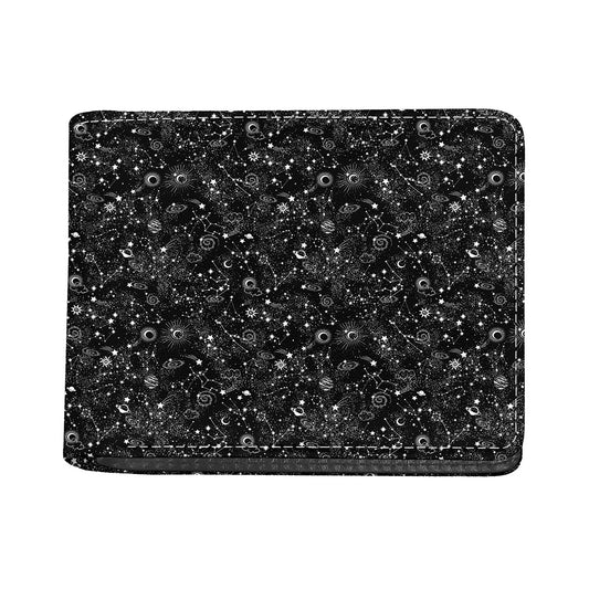 Constellation Galaxy Pattern Print Bifold Wallet