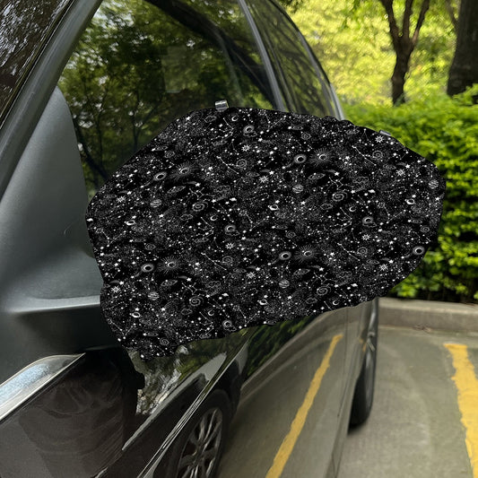 Constellation Galaxy Pattern Print Car Side Mirror Covers