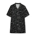 Constellation Galaxy Pattern Print Cotton Hawaiian Shirt