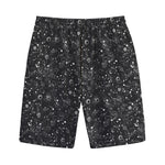 Constellation Galaxy Pattern Print Cotton Shorts