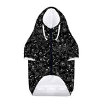 Constellation Galaxy Pattern Print Dog Zip Up Hoodie