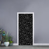 Constellation Galaxy Pattern Print Door Sticker