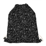 Constellation Galaxy Pattern Print Drawstring Bag