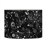 Constellation Galaxy Pattern Print Drum Lamp Shade