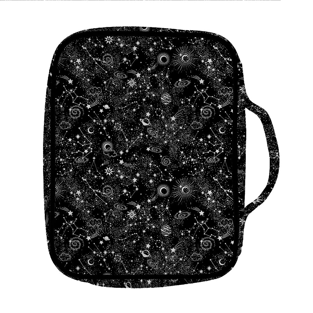 Constellation Galaxy Pattern Print Front Pocket Bible Bag