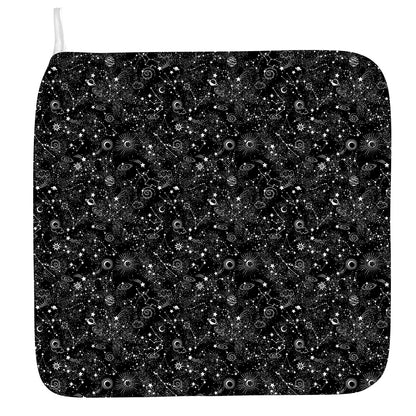 Constellation Galaxy Pattern Print Hand Towel