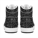 Constellation Galaxy Pattern Print High Top Leather Sneakers