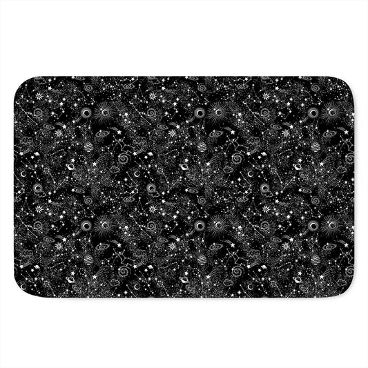 Constellation Galaxy Pattern Print Indoor Door Mat