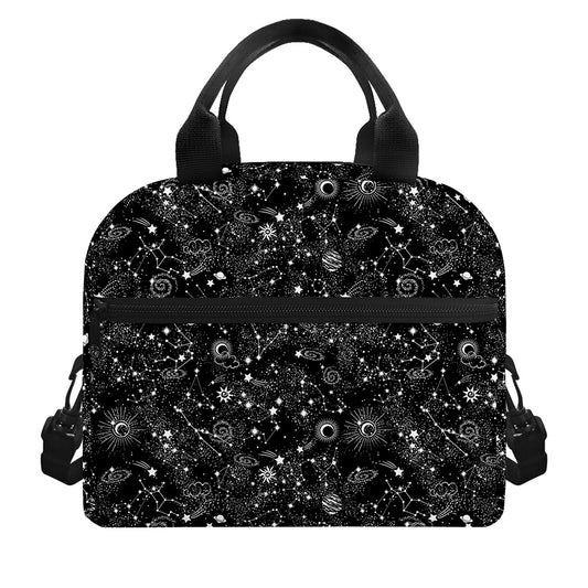 Constellation Galaxy Pattern Print Insulated Lunch Bag