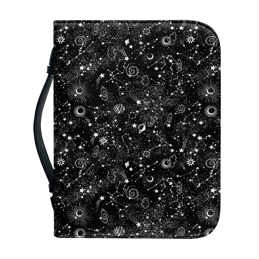 Constellation Galaxy Pattern Print Leather Bible Cover