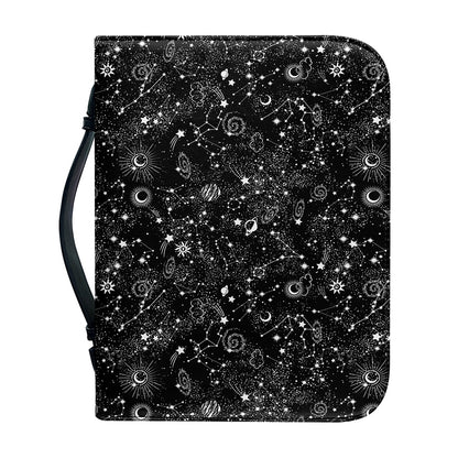 Constellation Galaxy Pattern Print Leather Bible Cover