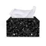 Constellation Galaxy Pattern Print Leather Tissue Box Cover