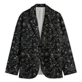 Constellation Galaxy Pattern Print Men's Blazer
