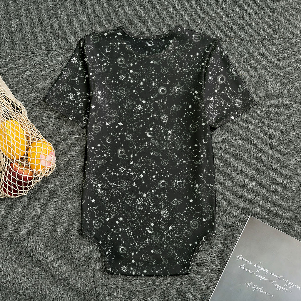 Constellation Galaxy Pattern Print Men's Bodysuit