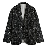 Constellation Galaxy Pattern Print Men's Cotton Blazer
