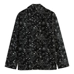Constellation Galaxy Pattern Print Men's Cotton Blazer