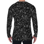 Constellation Galaxy Pattern Print Men's Long Sleeve T-Shirt
