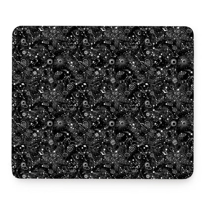 Constellation Galaxy Pattern Print Mouse Pad
