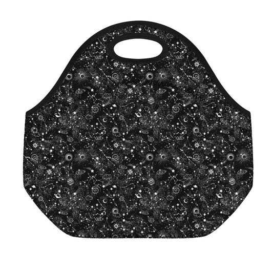 Constellation Galaxy Pattern Print Neoprene Lunch Bag
