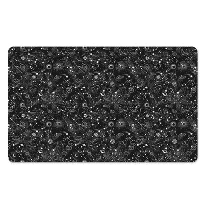 Constellation Galaxy Pattern Print Polyester Doormat