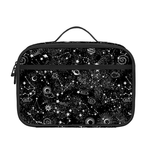 Constellation Galaxy Pattern Print Portable Lunch Bag