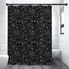 Constellation Galaxy Pattern Print Premium Shower Curtain