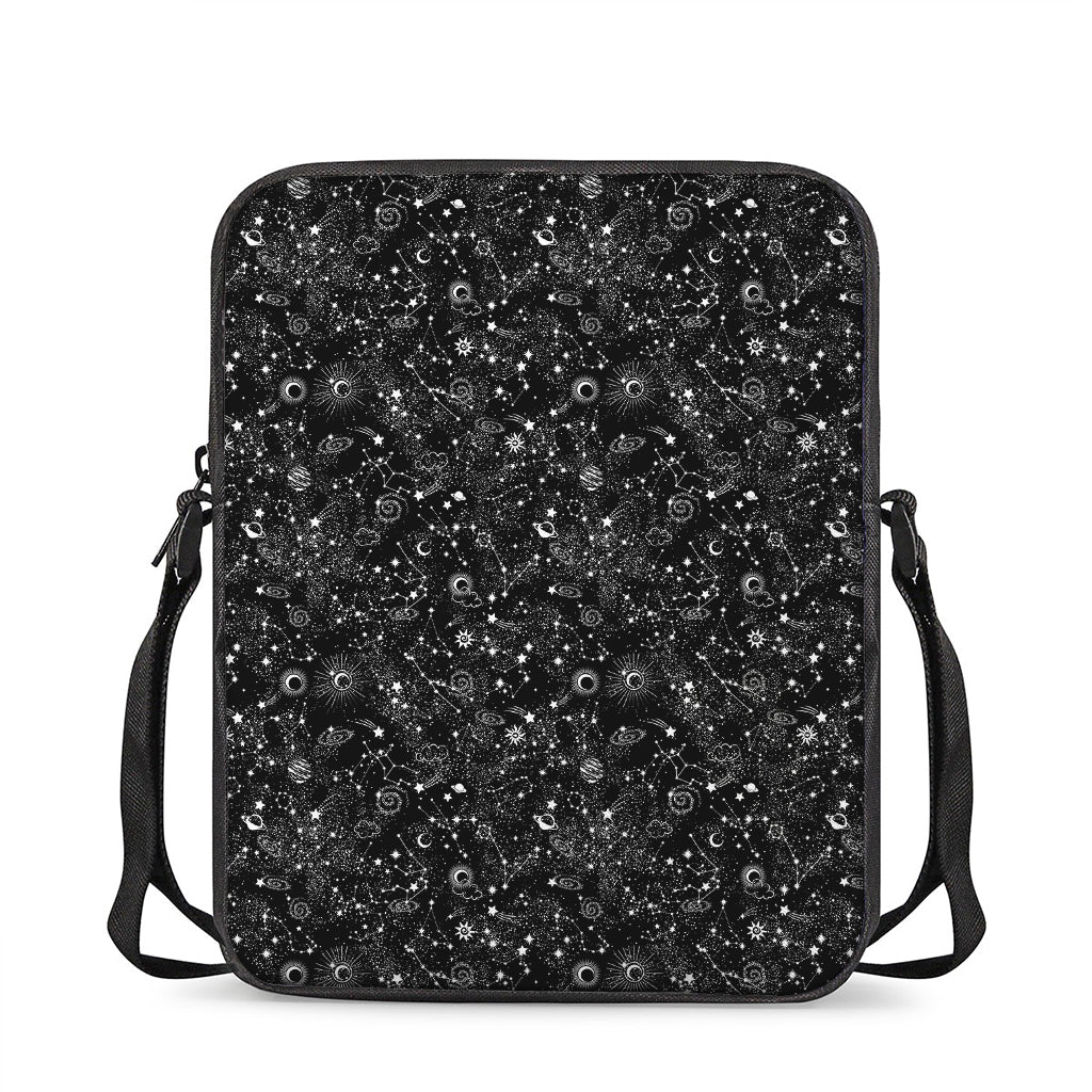 Constellation Galaxy Pattern Print Rectangular Crossbody Bag