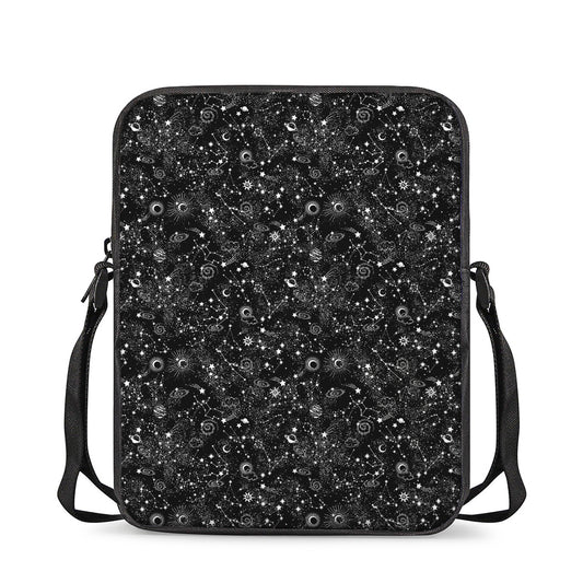 Constellation Galaxy Pattern Print Rectangular Crossbody Bag