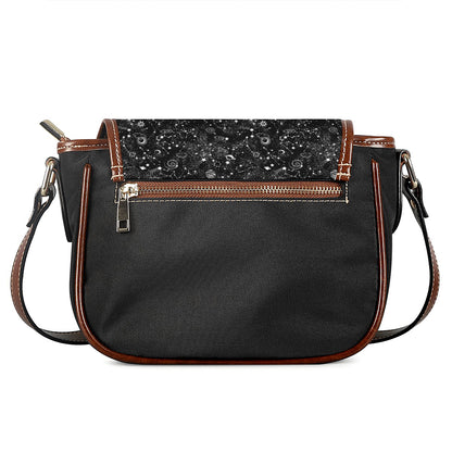 Constellation Galaxy Pattern Print Saddle Bag