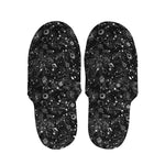 Constellation Galaxy Pattern Print Slippers