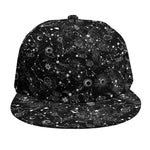Constellation Galaxy Pattern Print Snapback Cap