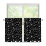 Constellation Galaxy Pattern Print Tier Curtains