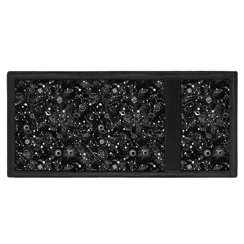 Constellation Galaxy Pattern Print Trifold Wallet