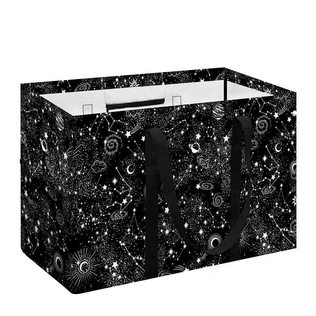 Constellation Galaxy Pattern Print Utility Tote Bag