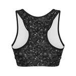 Constellation Galaxy Pattern Print Women's Sports Bra