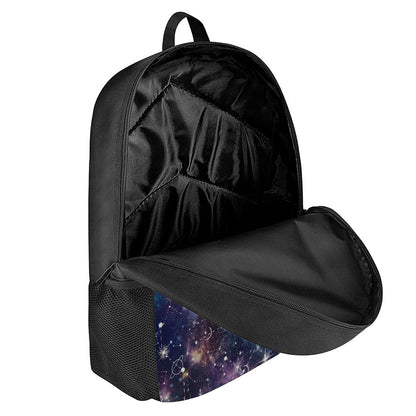 Constellation Galaxy Space Print 17 Inch Backpack