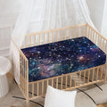 Constellation Galaxy Space Print Baby Crib Sheet
