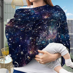 Constellation Galaxy Space Print Baby Seat Cover