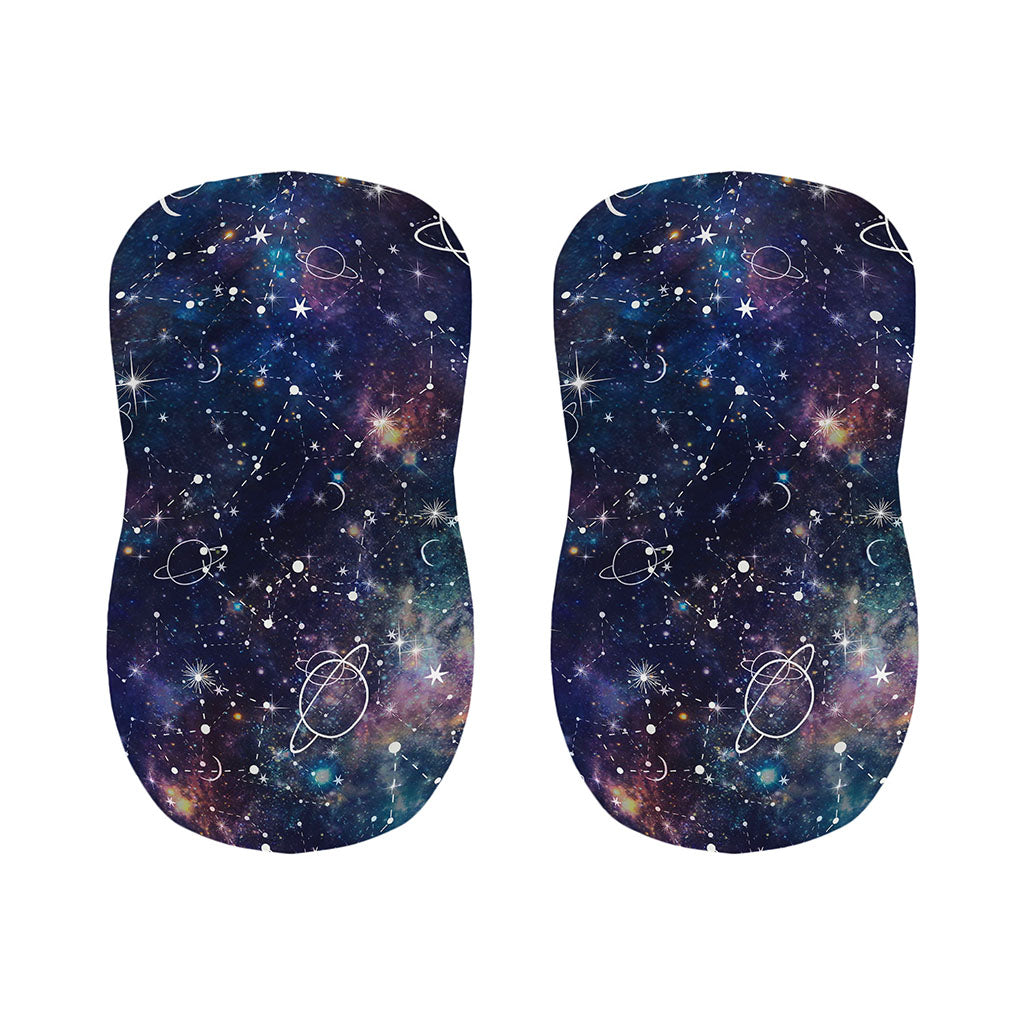 Constellation Galaxy Space Print Bar Stool Covers