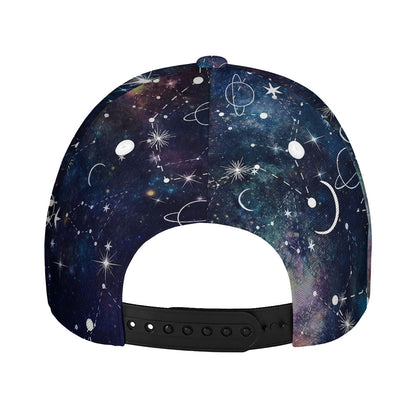 Constellation Galaxy Space Print Baseball Cap